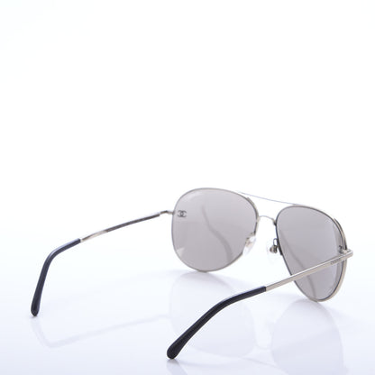 Chanel CC Aviator Sunglasses 4189-T-Q Pale Gold 5 of 8