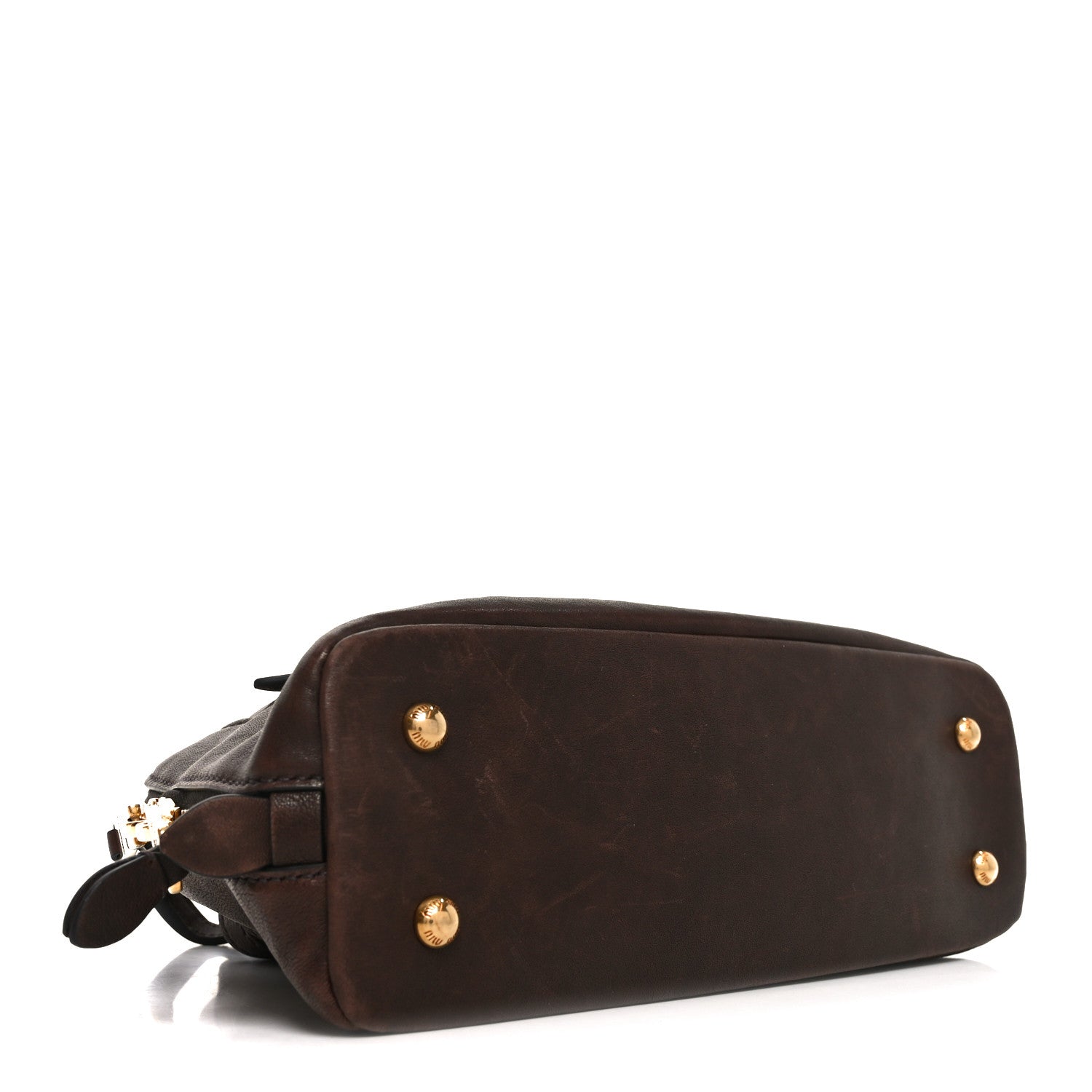 Miu Miu Nappa Aviator Small Aventure Bag Radica 4 of 9