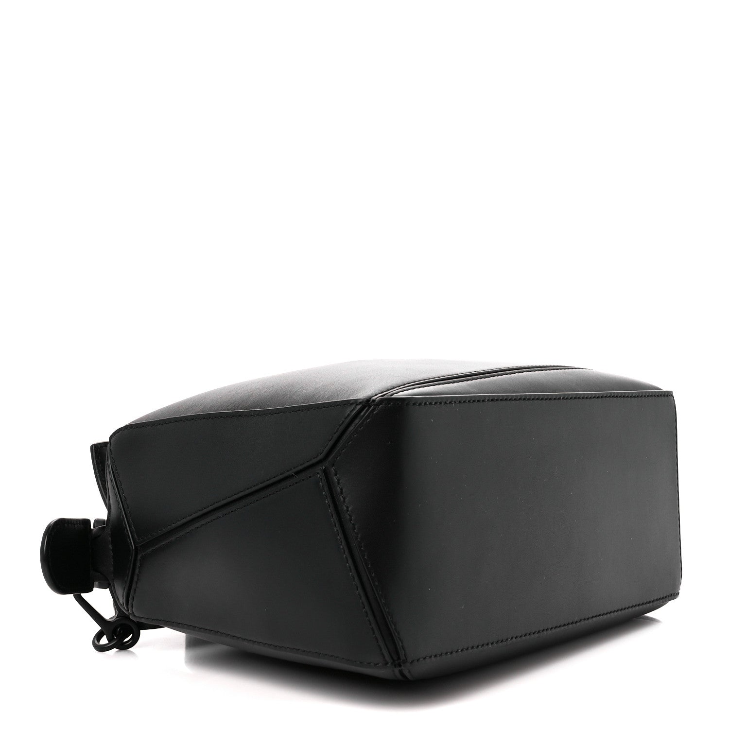 Loewe Satin Calfskin Small Puzzle Bag Black 4 of 11