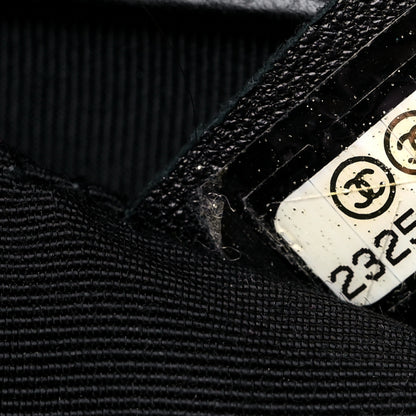 Chanel Calfskin Stitched Large Straight Lines Shopping Tote Black 8 of 18