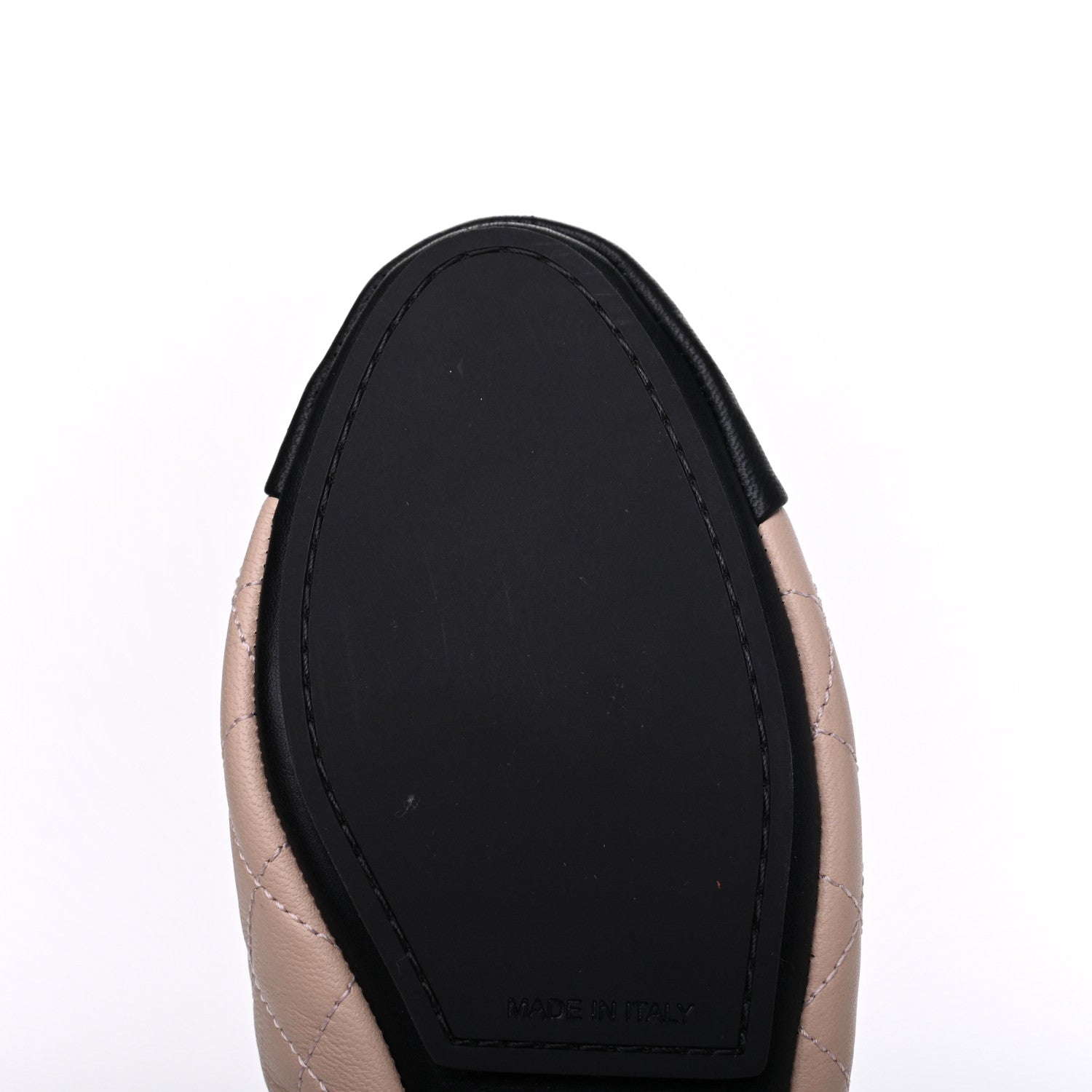 Chanel Lambskin Quilted Cap Toe Slipper With Pouch 37 Pink Black 10 of 17
