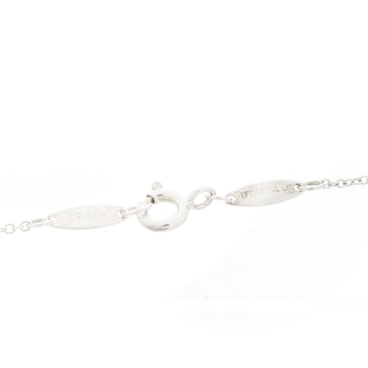 Tiffany Sterling Silver Aquamarine Elsa Peretti Color By The Yard Bracelet 3 of 6
