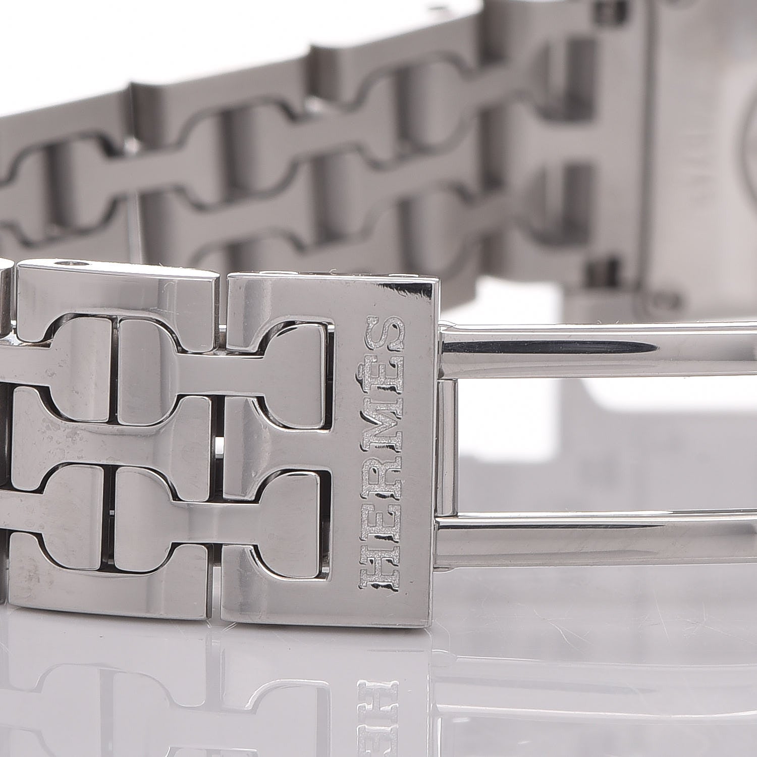 Hermes Stainless Steel 17.2mm Heure H Hour Quartz Watch 5 of 10