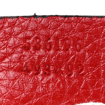 Gucci Pebbled Calfskin Medium Soho Chain Shoulder Bag Tabasco Red 7 of 9