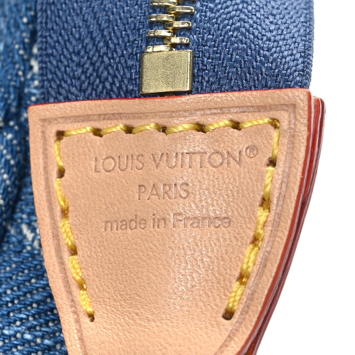 LV X TM Monogram Denim Cerises Pochette Accessories Blue