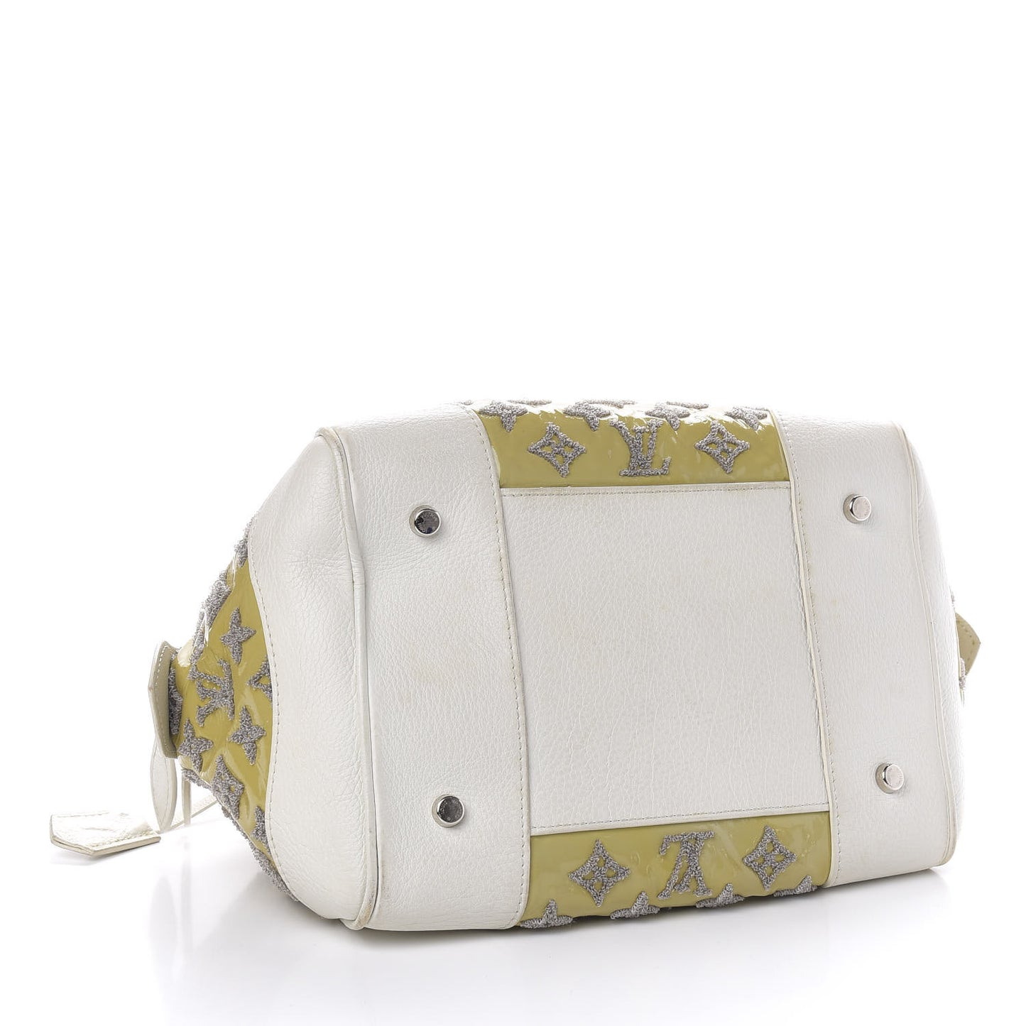 Monogram Bouclettes Speedy Round Perle