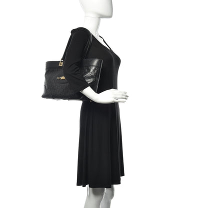 Gucci Guccissima Large Punch Tote Black 2 of 12