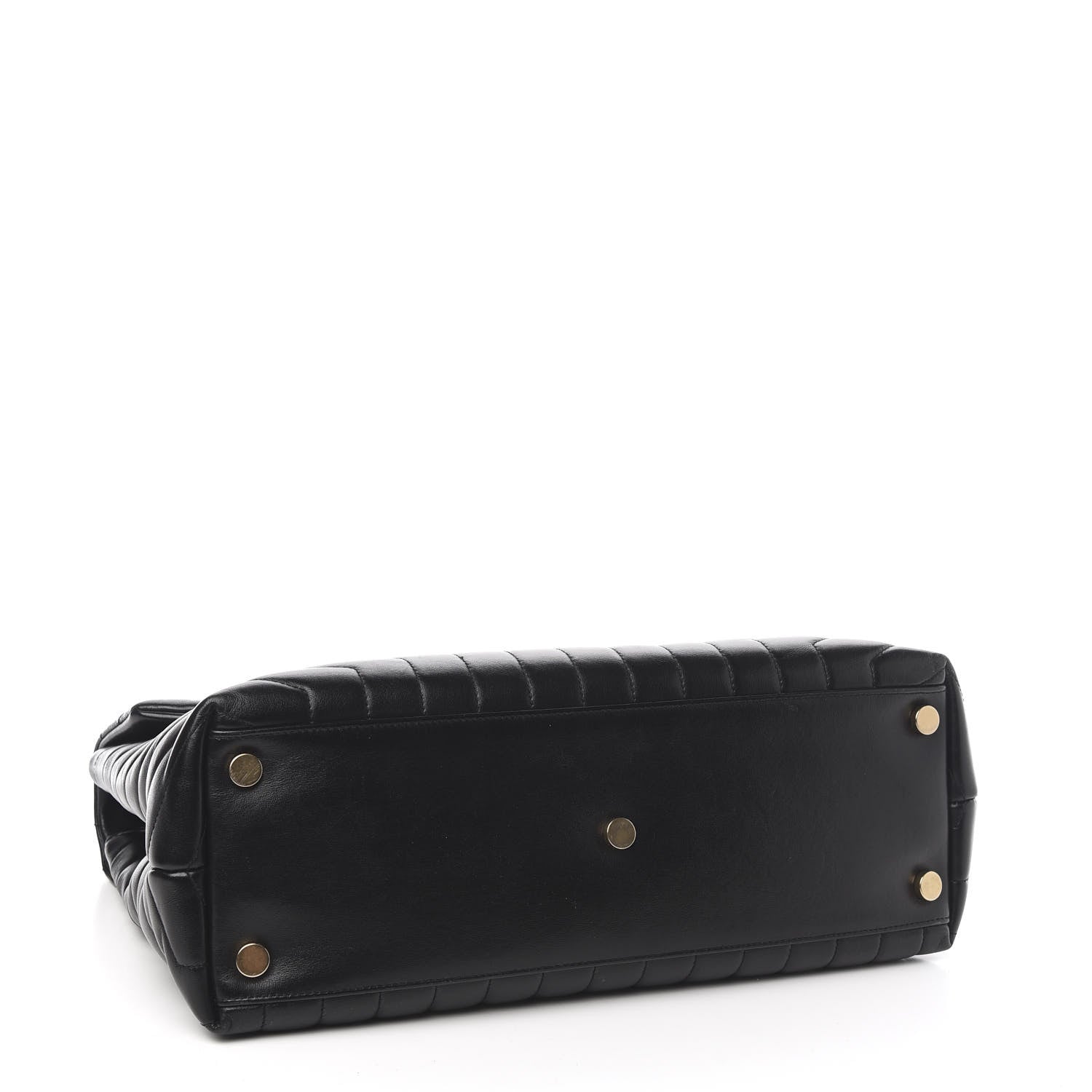Saint Laurent Calfskin Y Quilted Monogram Large Loulou Chain Satchel Black 4 of 10