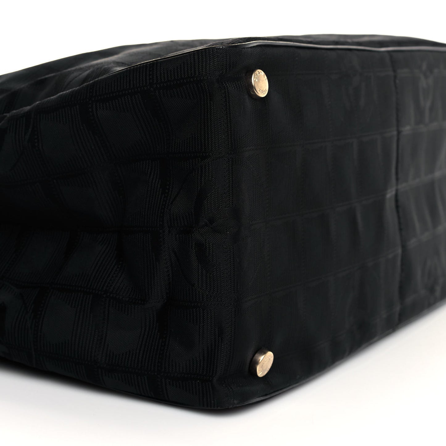 Nylon Medium Travel Tote Black