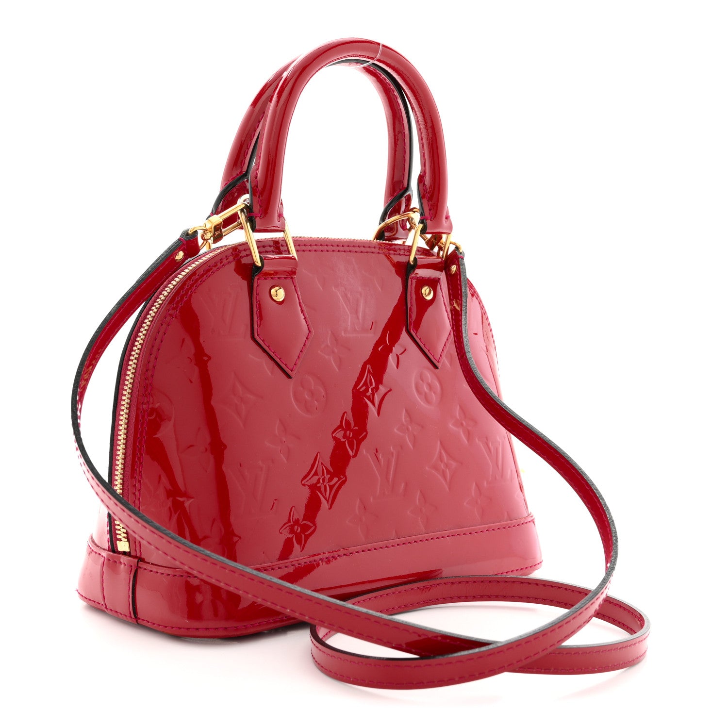 Louis Vuitton Vernis Alma BB Rose Indien Rose Indien 3 of 12