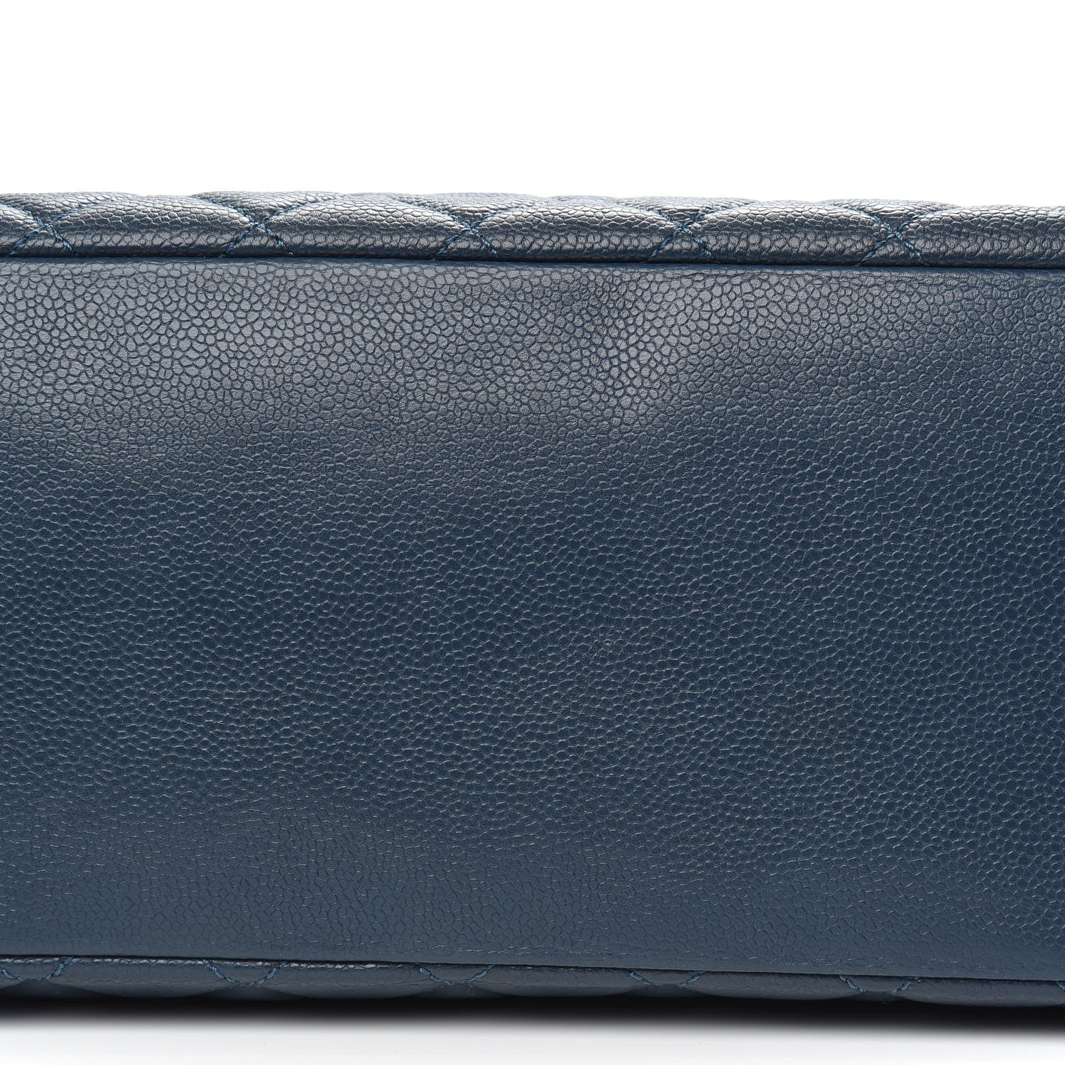Chanel Caviar Quilted Grand Shopping Tote GST Dark Blue 11 of 15