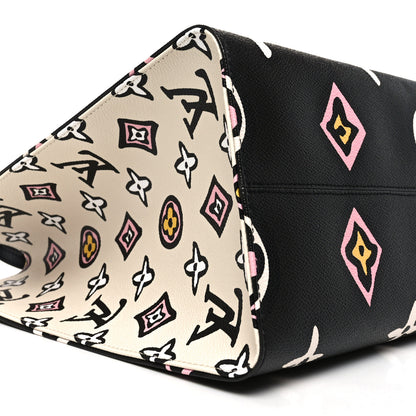Louis Vuitton Monogram Giant Wild At Heart Onthego GM Black 8 of 9