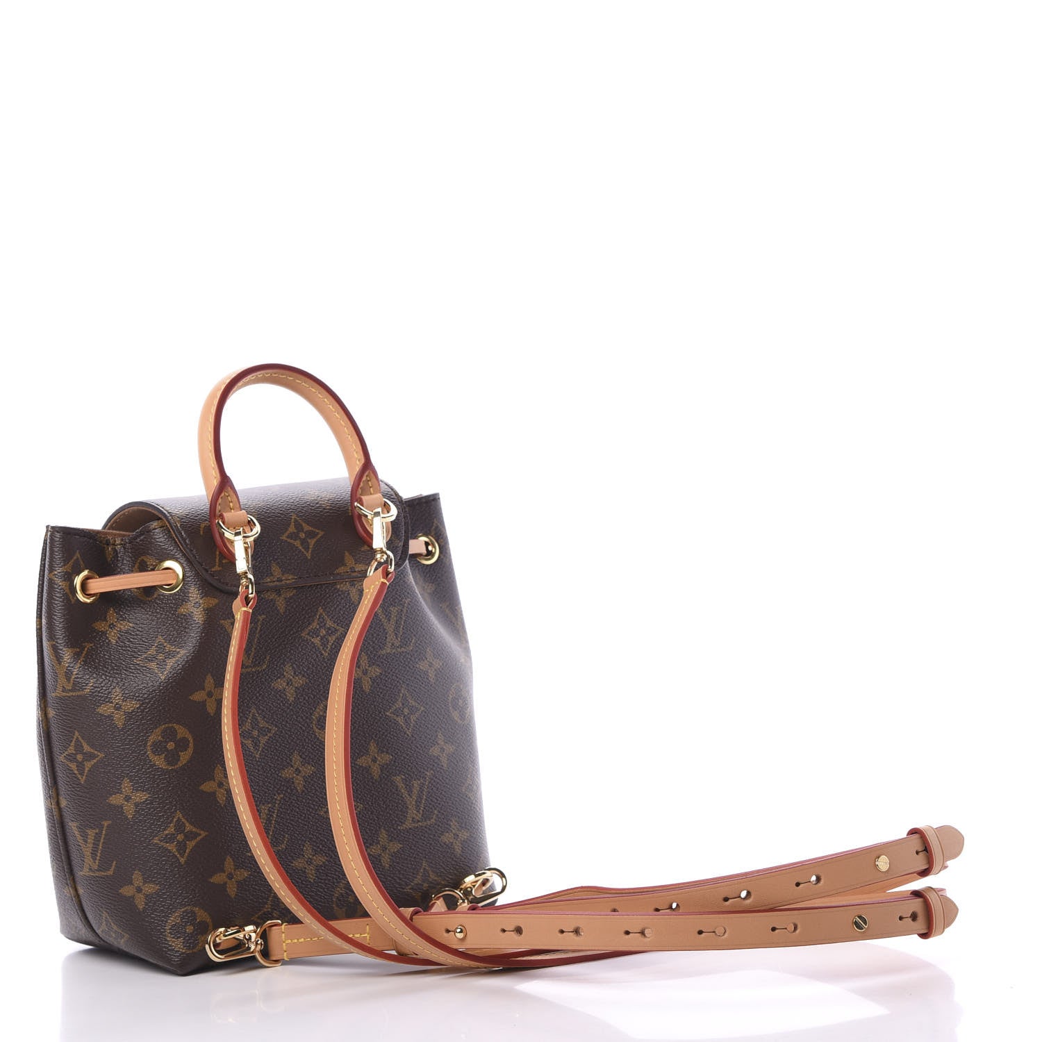 Louis Vuitton Monogram Montsouris BB Backpack Natural 2 of 9