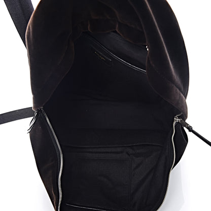 Saint Laurent Velvet City Backpack Black 5 of 13