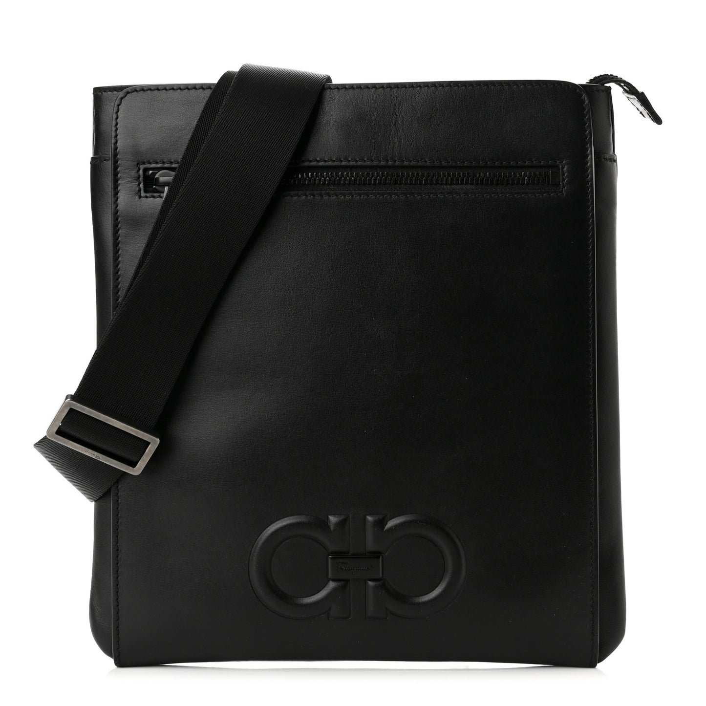 Calfskin Firenze Crossbody Bag Black