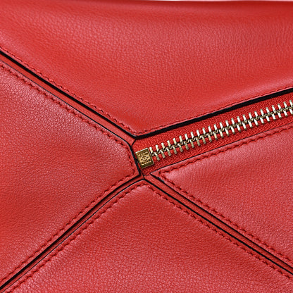 Loewe Calfskin Small Puzzle Bag Scarlet 11 of 16