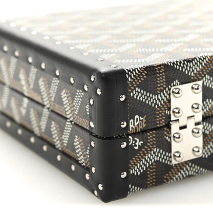 Goyard Goyardine Minaudiere Trunk Bag Black 9 of 10