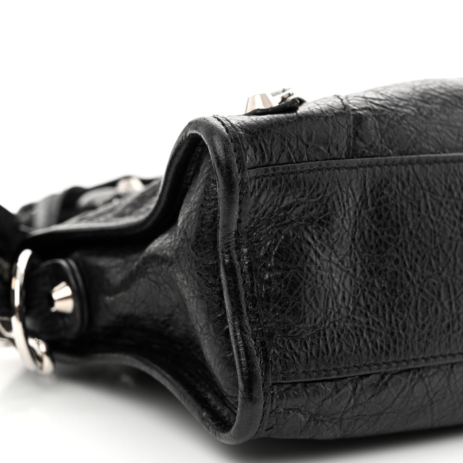 Balenciaga Agneau Classic Silver Hardware Mini City Black 9 of 11