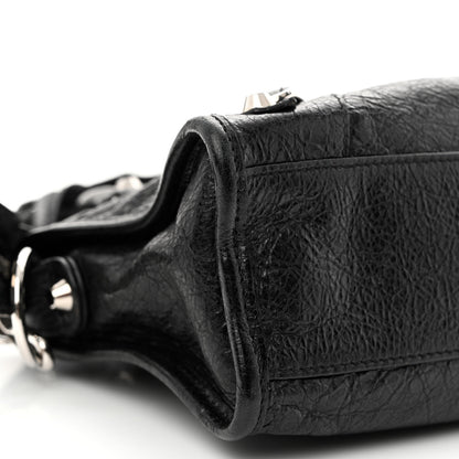 Balenciaga Agneau Classic Silver Hardware Mini City Black 9 of 11