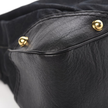 Gucci Monogram Medium Jockey Hobo Black 12 of 16