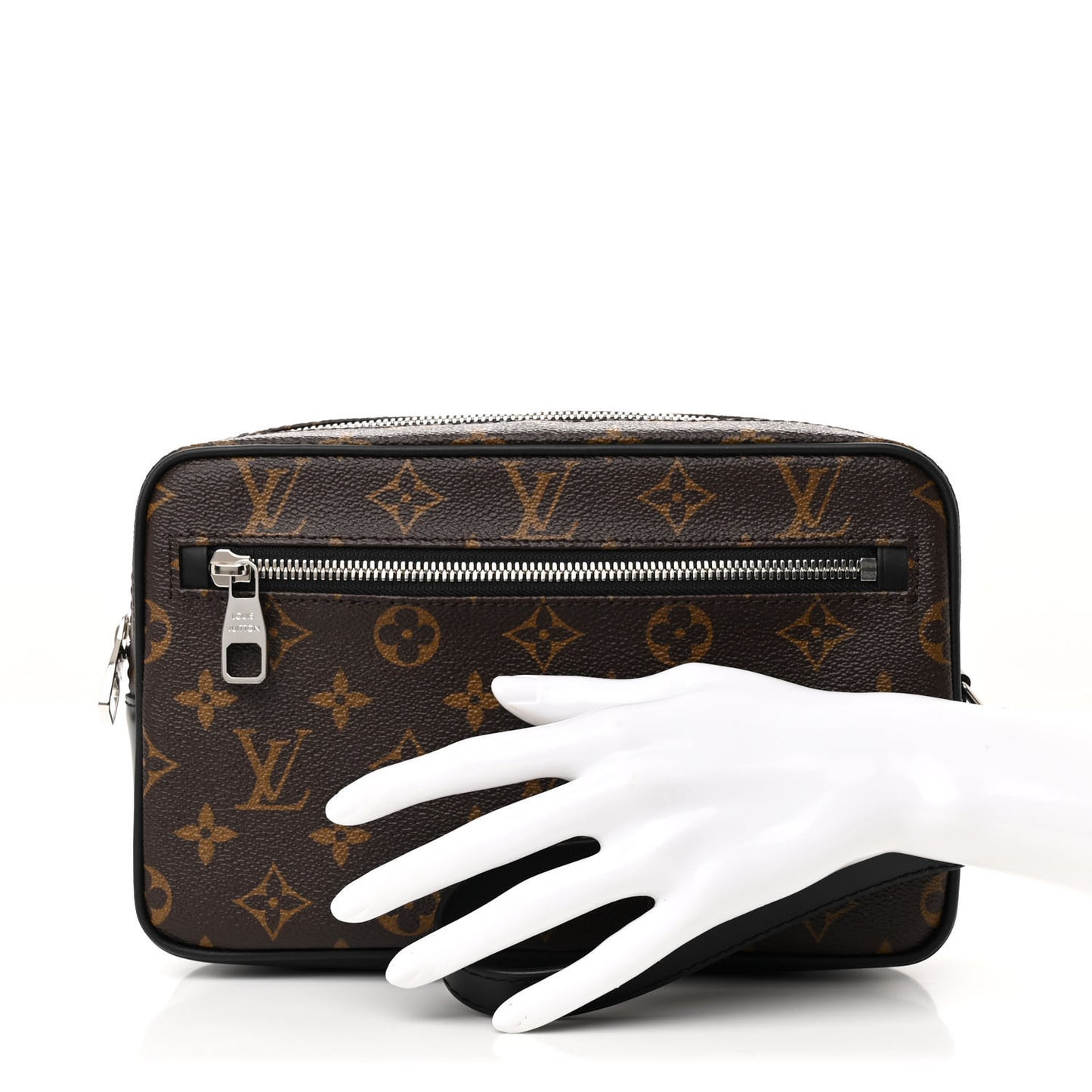 Monogram Macassar Kasai Clutch Black