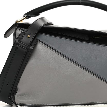 Loewe Calfskin Medium Puzzle Bag Grey Multito 8 of 12
