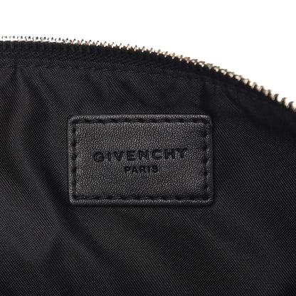 Givenchy Texutured Coated Canvas Rottweiler Print Medium Cosmetic Pouch Black 6 of 7