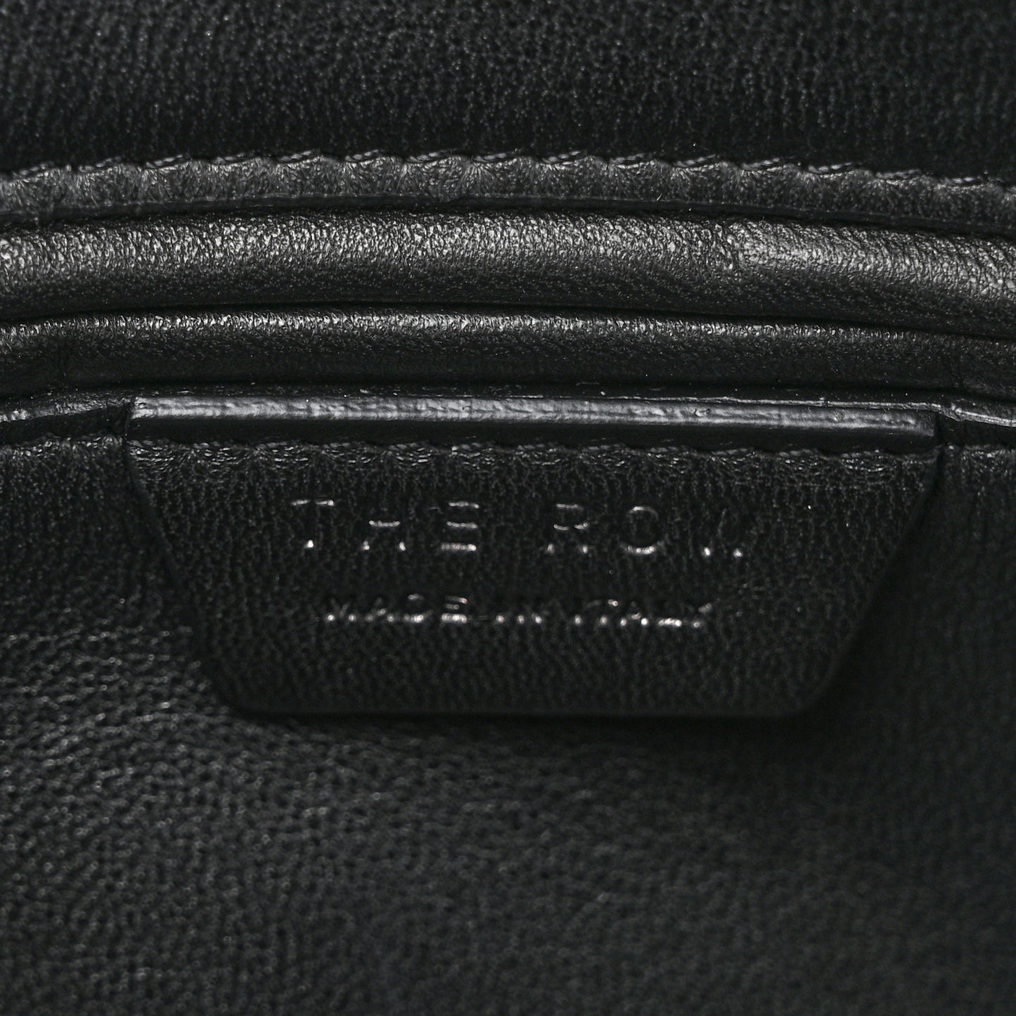 Polished Saddle Calfskin Agnes Bag Black