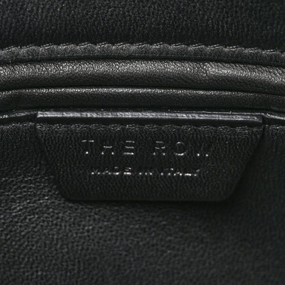 The Row Polished Saddle Calfskin Agnes Bag Black 6 of 9