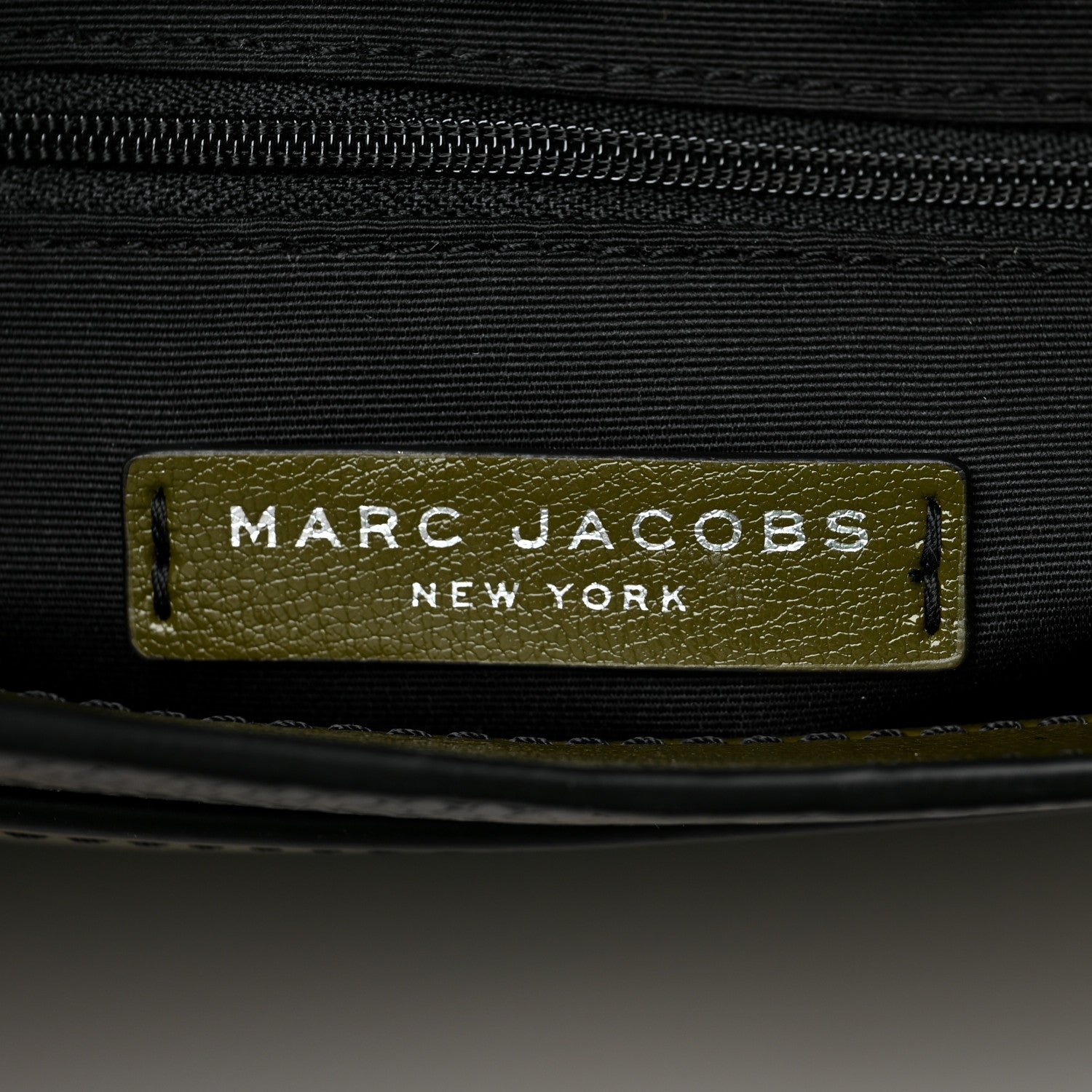Marc Jacobs Snakeskin Embossed Mini Rider Crossbody Dark Martini Olive Green 5 of 8