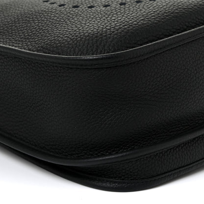 Hermes Taurillon Clemence Evelyne III GM Black 8 of 10