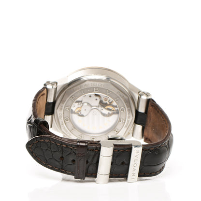 Bulgari Stainless Steel 18K Rose Gold Alligator 42mm Diagono Calibre 303 Chronograph Automatic Watch 5 of 11
