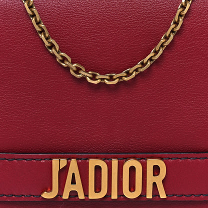 Christian Dior Calfskin J'Adior Wallet on Chain Pouch Red 8 of 14