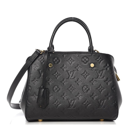 Louis Vuitton Empreinte Montaigne BB Black 1 of 6