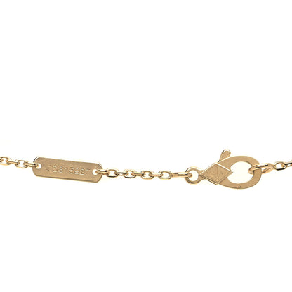 Van Cleef & Arpels 18K Yellow Gold Guilloche Vintage Alhambra Pendant Necklace 4 of 6