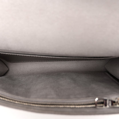 Louis Vuitton Metallic Grained Calfskin Louise Clutch GM NM 6 of 12