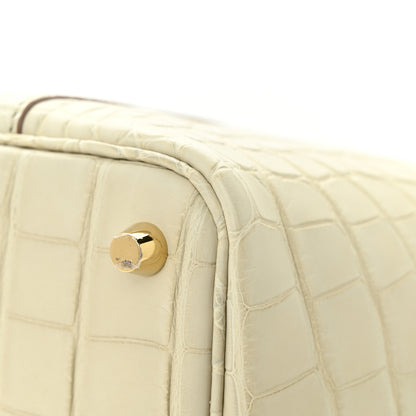 Hermes Matte Alligator Picotin Lock 18 Beton 10 of 12