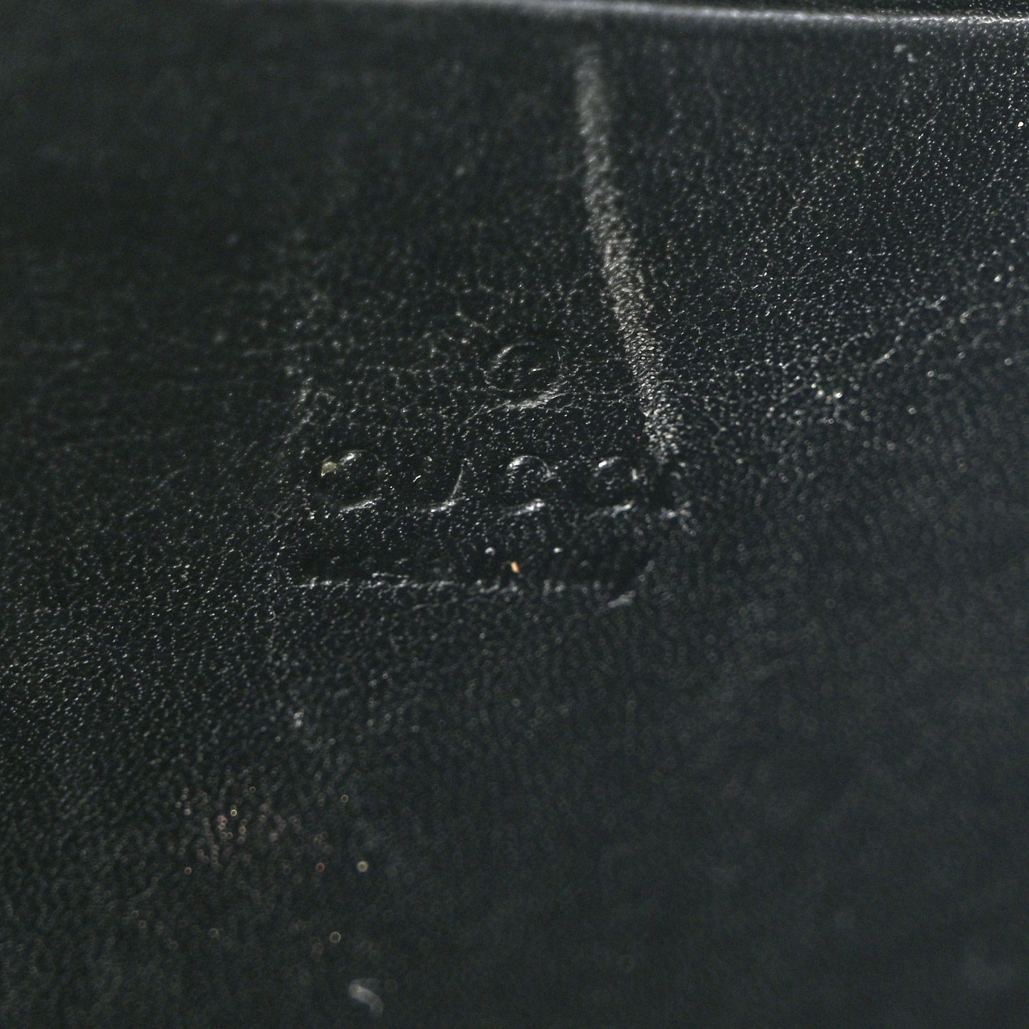 Calfskin Matelasse GG Marmont Chain Wallet Black