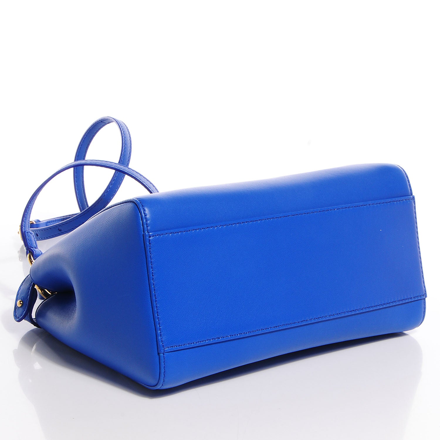 Fendi Nappa Mini Peekaboo Iconic Satchel Bleuette 5 of 11
