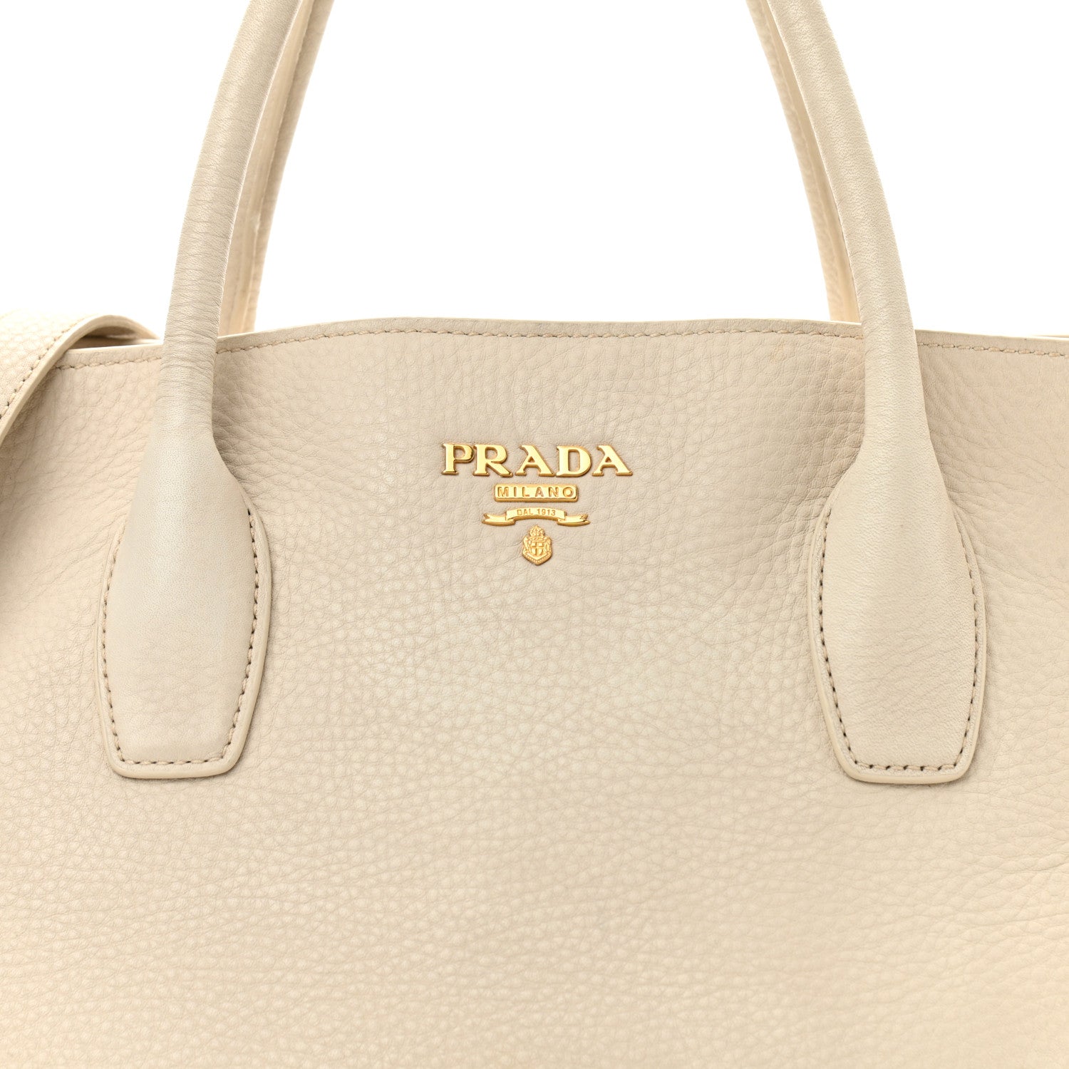 Prada Vitello Daino Tote Talco 7 of 10
