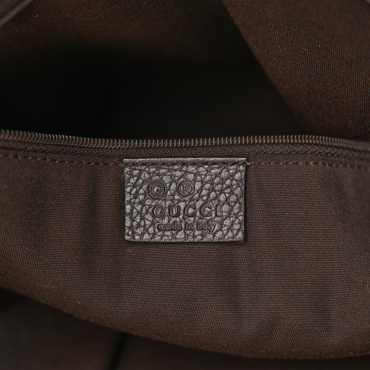 Gucci Nylon Monogram Hobo Brown 6 of 10
