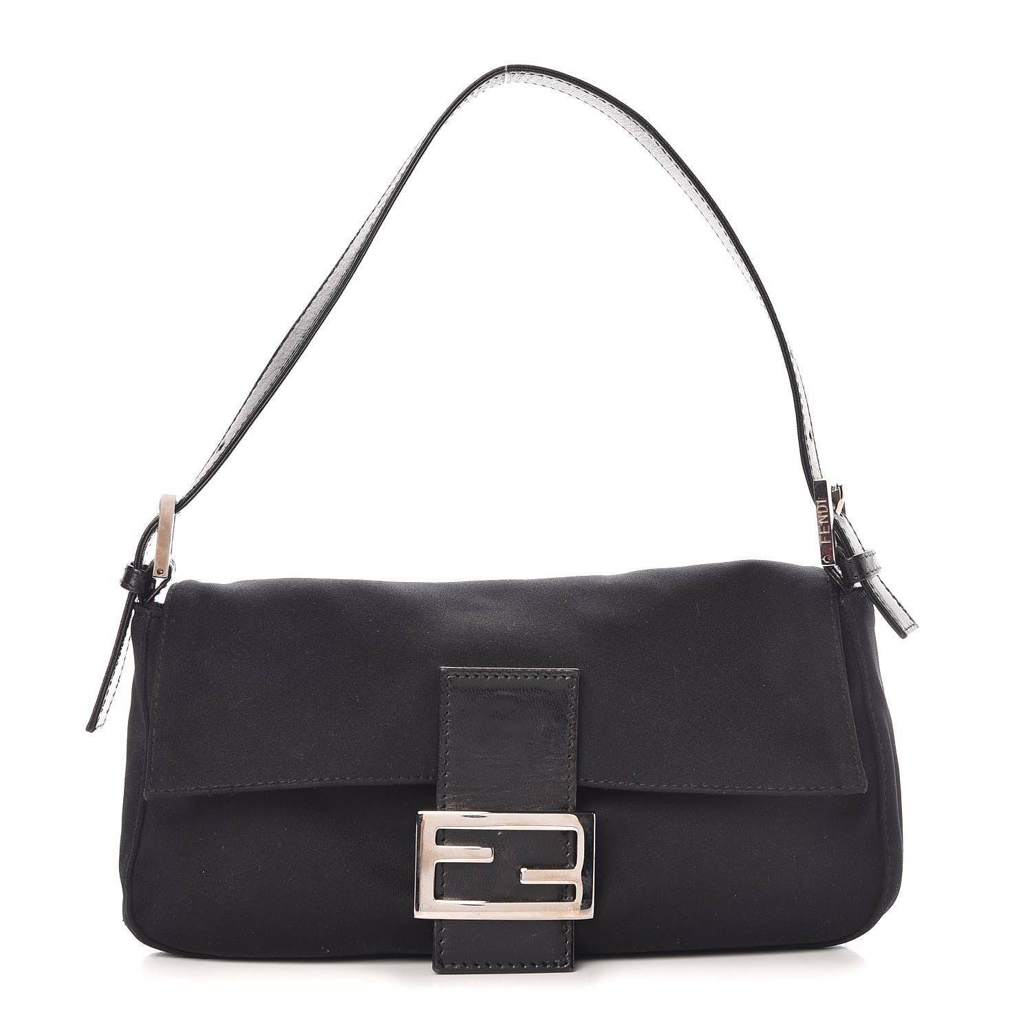 Fendi Neoprene Baguette Black 1 of 9