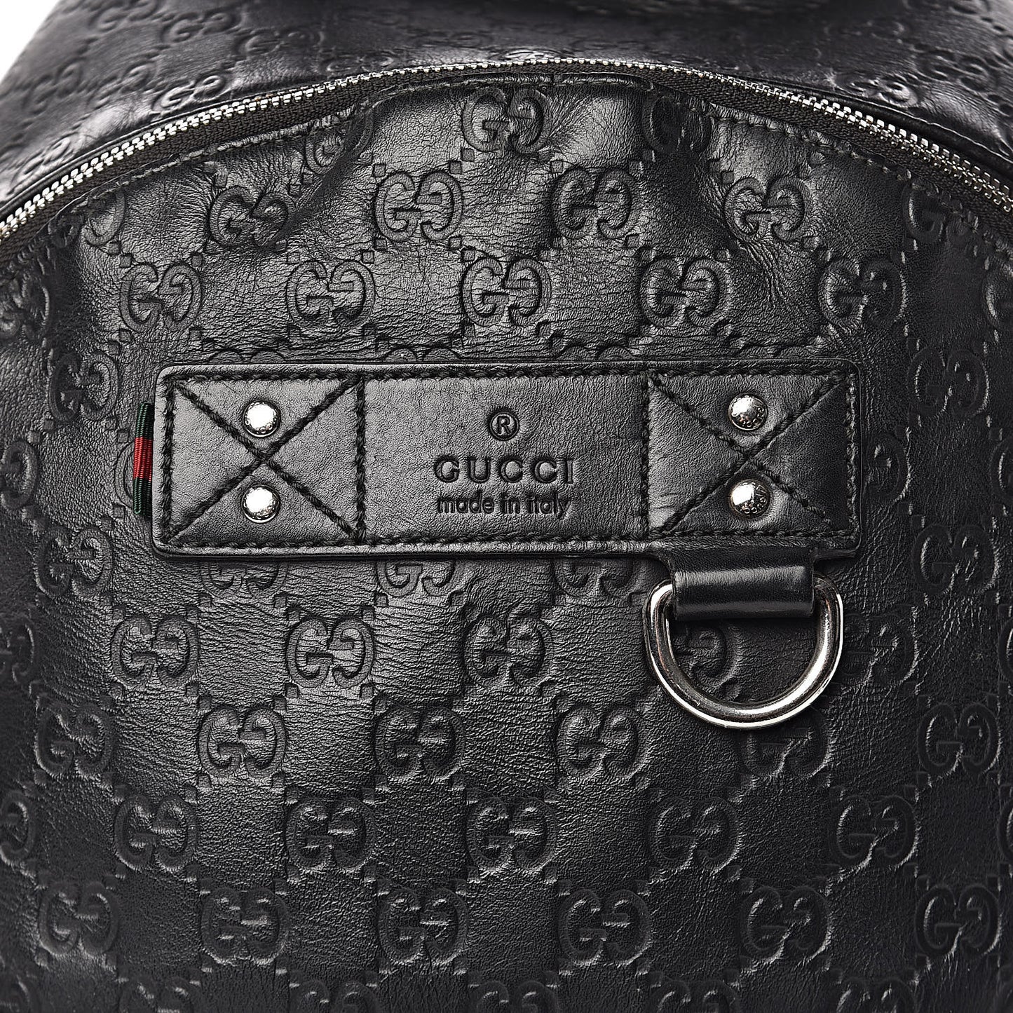 Guccissima Classic Backpack Black