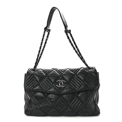 Chanel Lambskin In and Out XL Maxi Flap Black 1 of 11