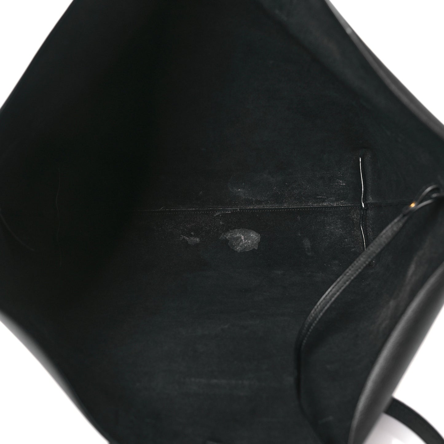 Calfskin Large Shopping Tote Black