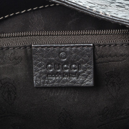 Gucci Guccissima Large New Ladies Web Hobo Dark Brown 6 of 7