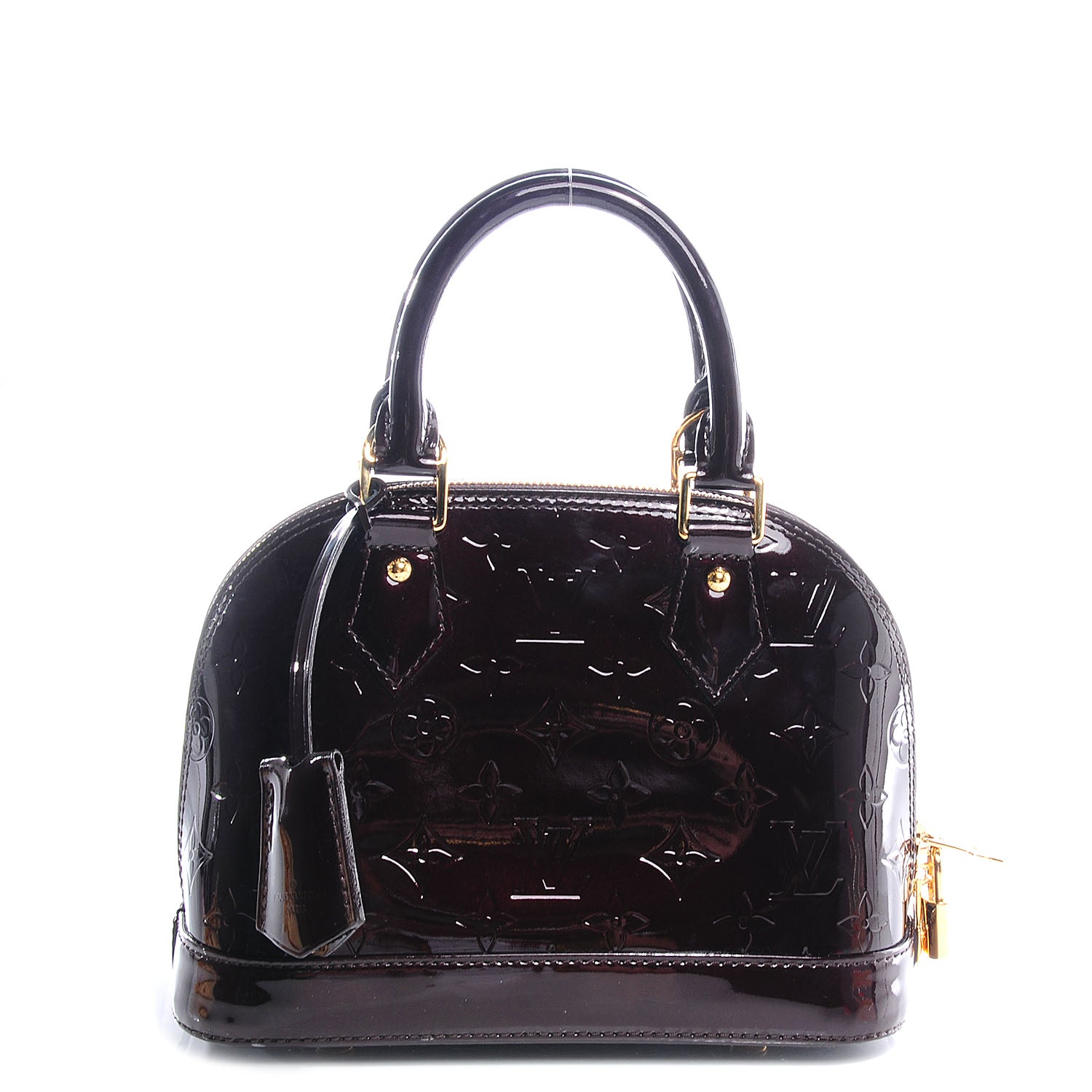 Louis Vuitton Vernis Alma BB Amarante 1 of 9