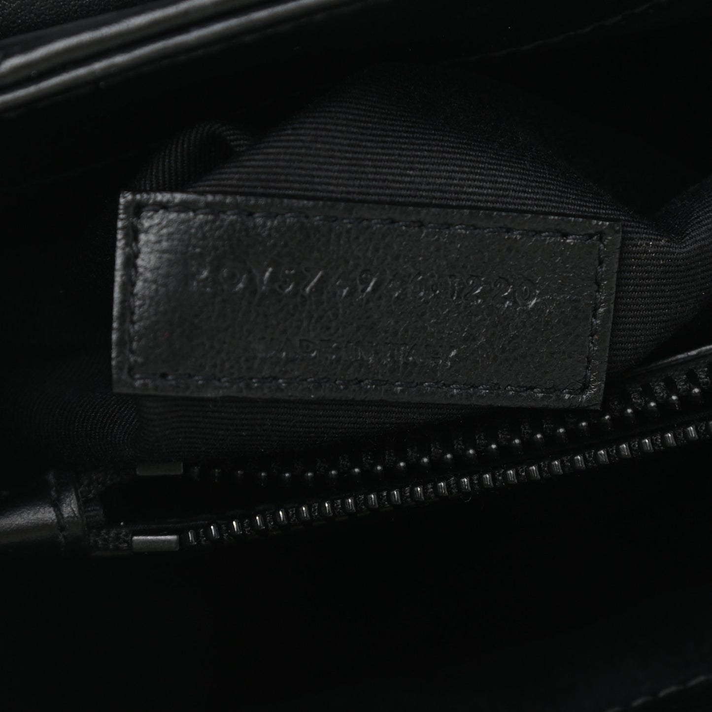 Calfskin Y Quilted Monogram Medium Loulou Chain Satchel Black