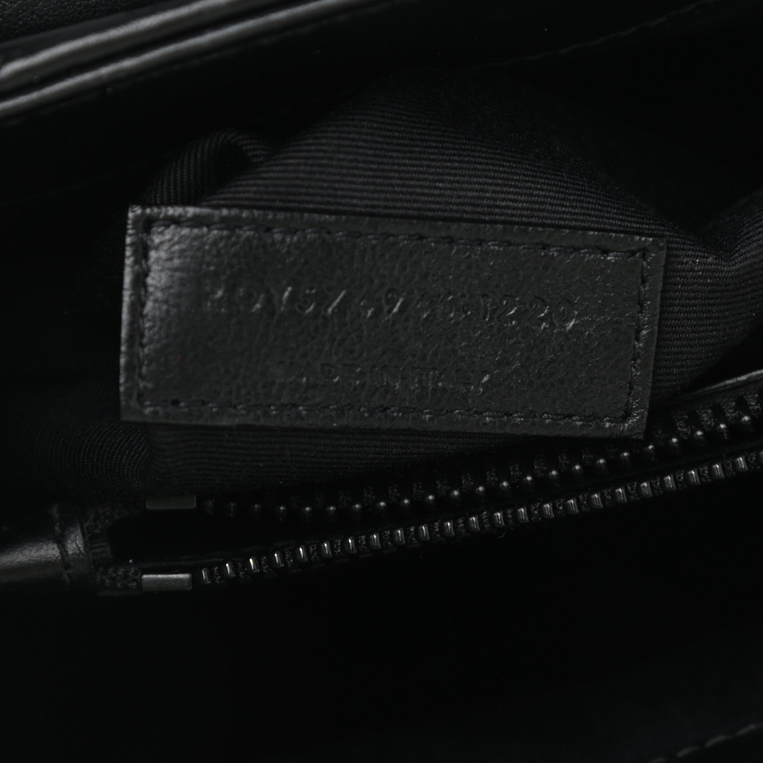 Saint Laurent Calfskin Y Quilted Monogram Medium Loulou Chain Satchel Black 7 of 11