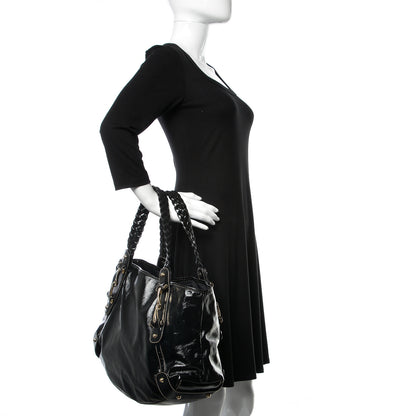Gucci Patent Medium Pelham Shoulder Bag Black 2 of 21